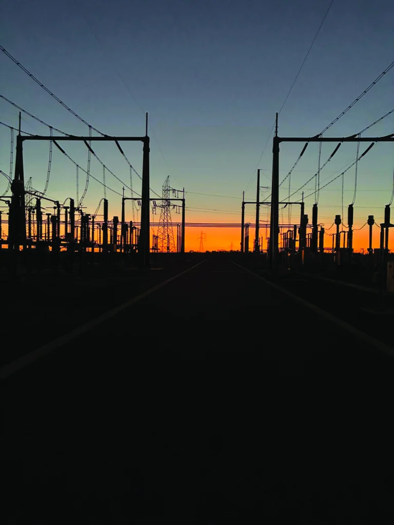 Switchgear and substation works.